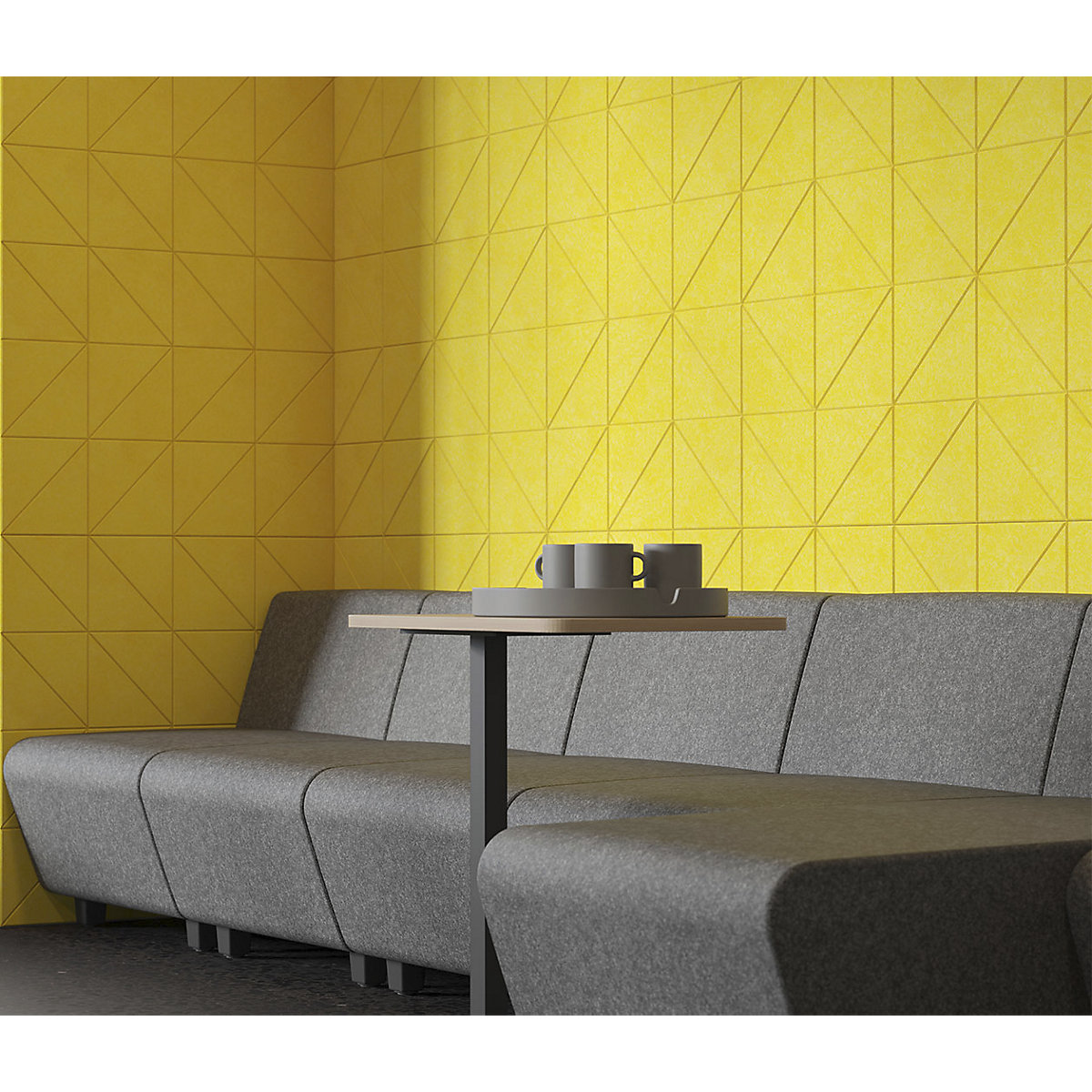 Nirvana PET Triangular Acoustic Tile (Product illustration 3)-2