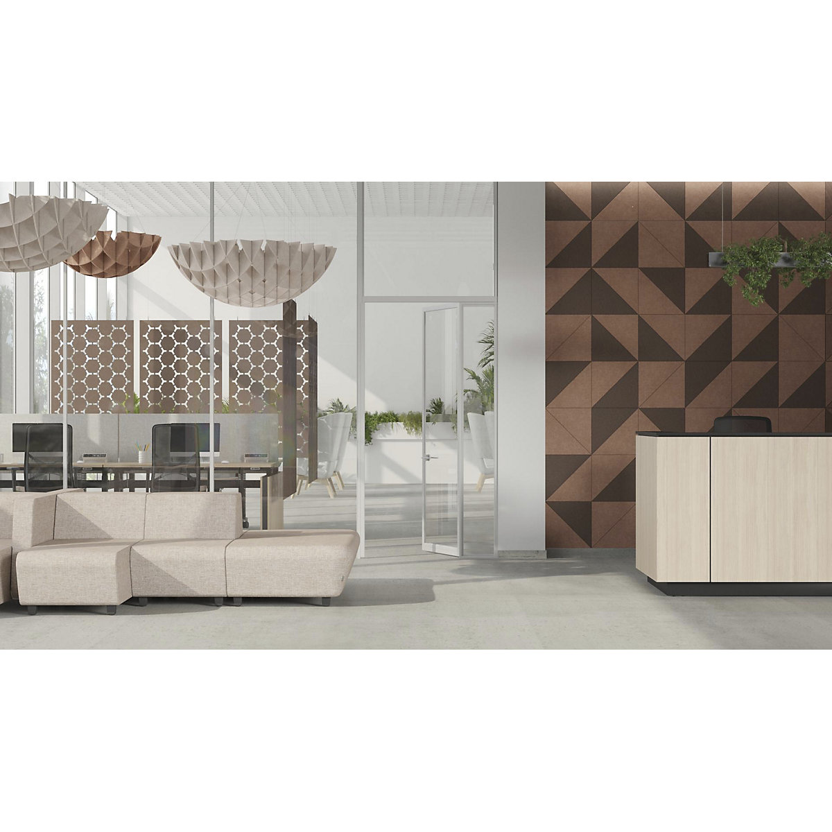 Nirvana PET Triangular Acoustic Tile (Product illustration 6)-5