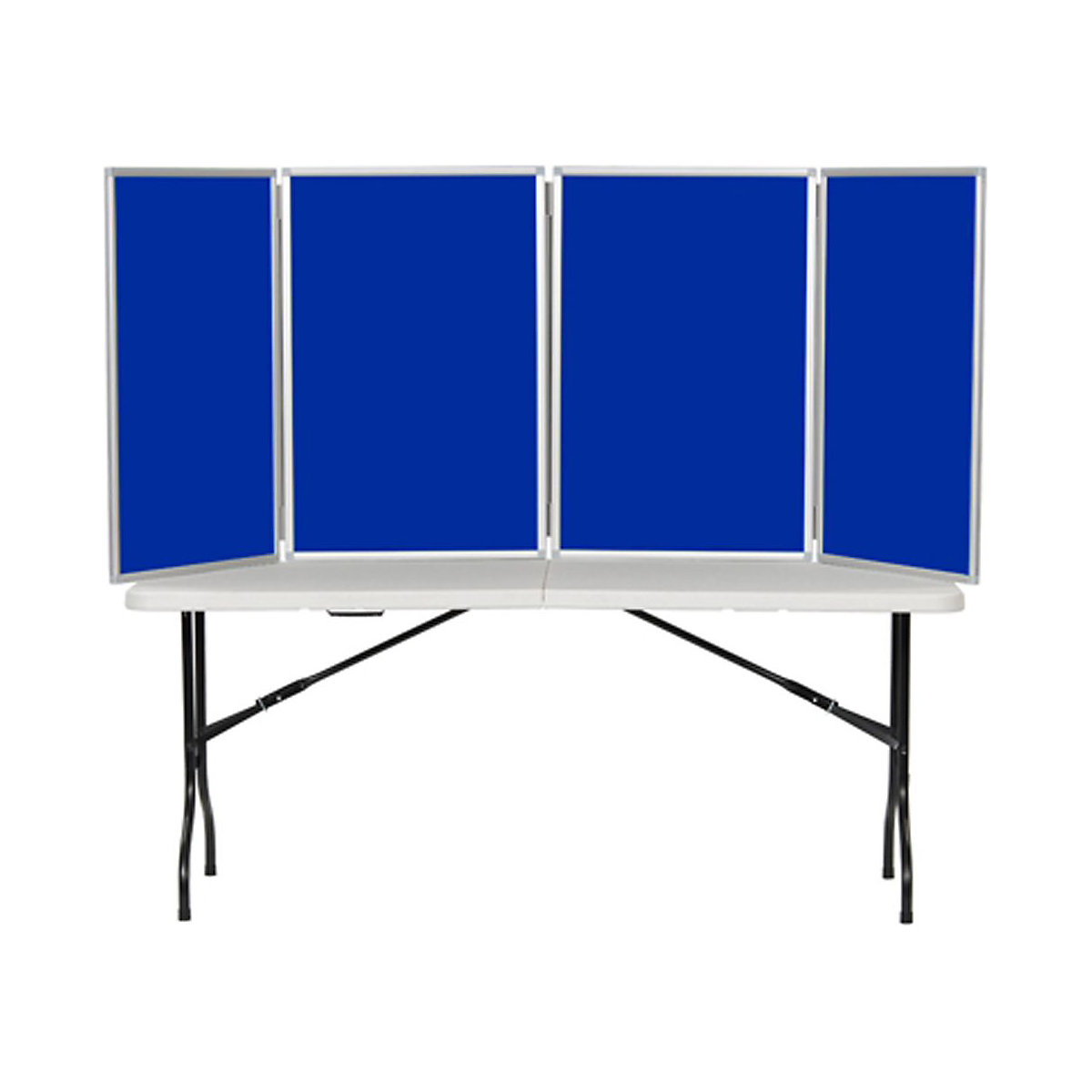 Desktop Display Stands | 4 Panels | Aluminium Framed