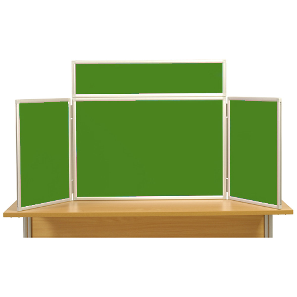 Desktop Display Stands | Aluminium Framed | 1200h x 2100w mm