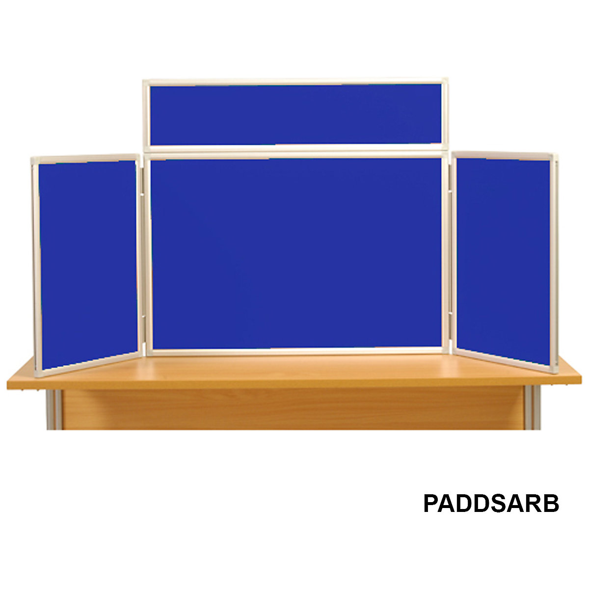 Desktop Display Stands | Aluminium Framed | 1200h x 2100w mm (Product illustration 3)-2