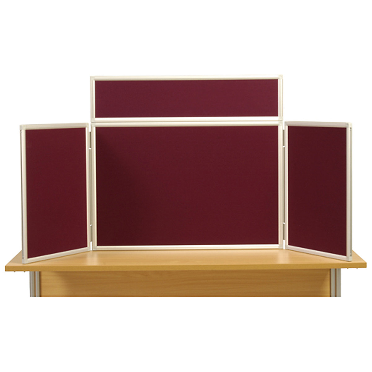 Desktop Display Stands | Aluminium Framed | 1200h x 2100w mm