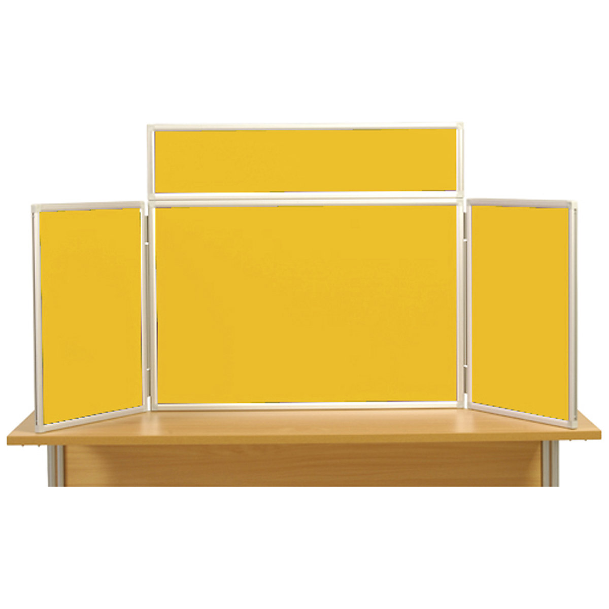 Desktop Display Stands | Aluminium Framed | 1200h x 2100w mm