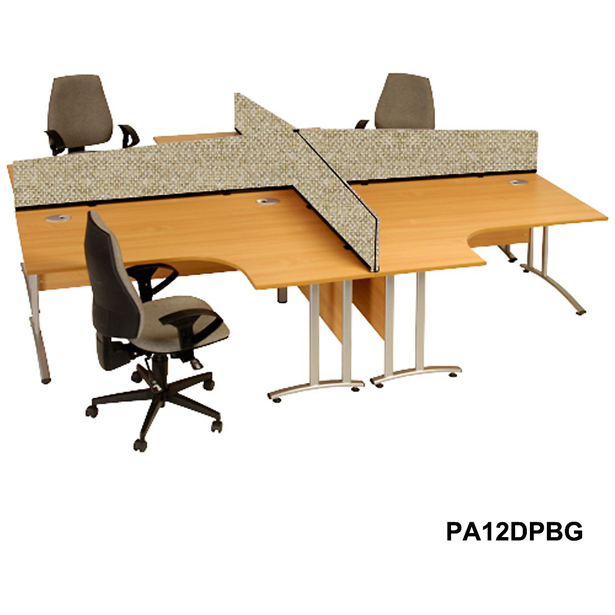 Desktop Partitions 300/390h x 1200w mm (Product illustration 4)-3