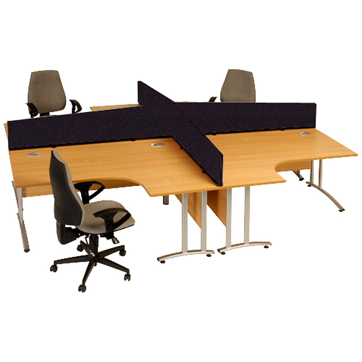 Desktop Partitions 300/390h x 1200w mm