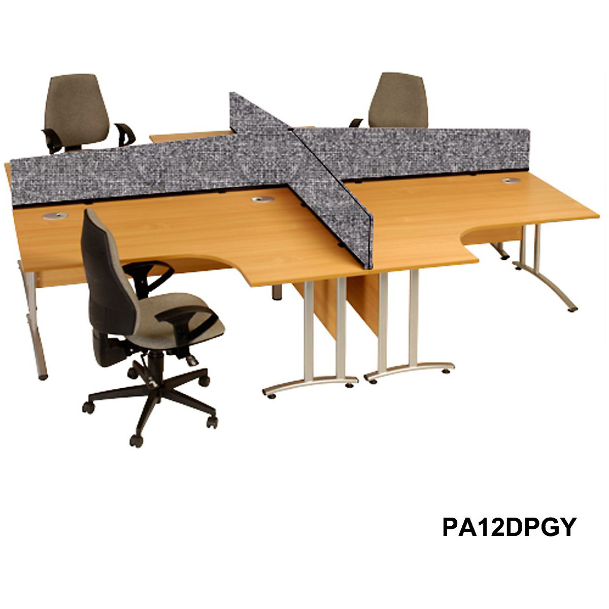 Desktop Partitions 300/390h x 1200w mm (Product illustration 7)-6
