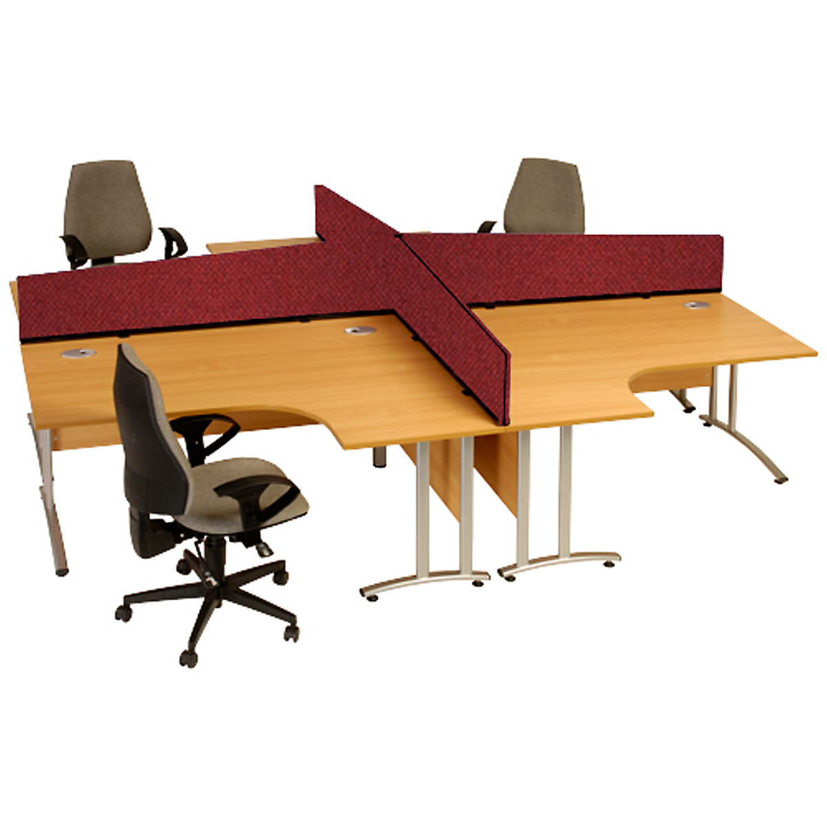 Desktop Partitions 300/390h x 1200w mm