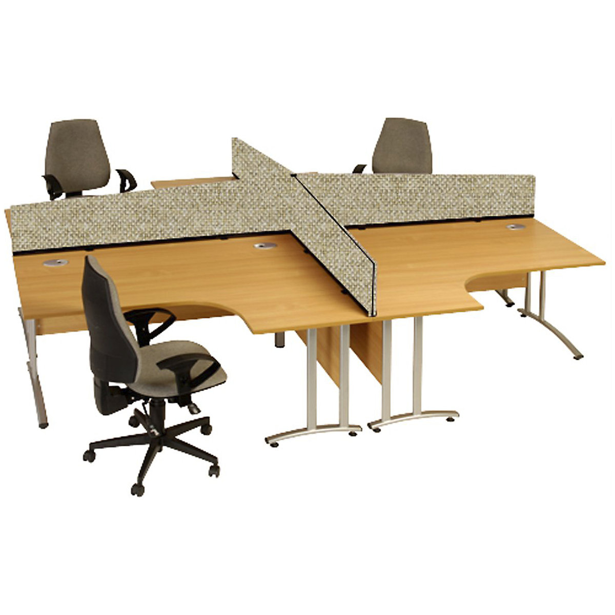 Desktop Partitions 300/390h x 1600w mm