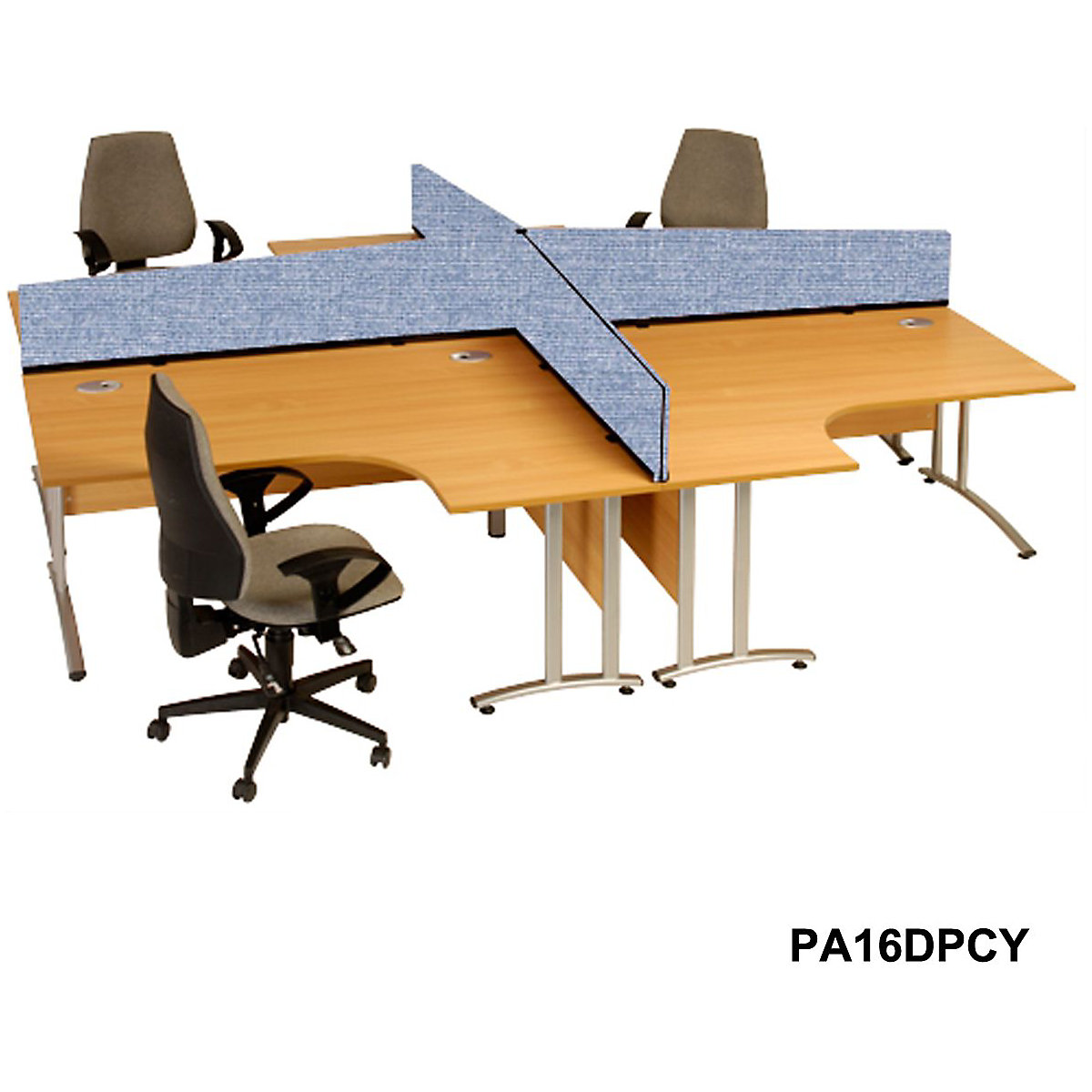 Desktop Partitions 300/390h x 1600w mm (Product illustration 7)-6