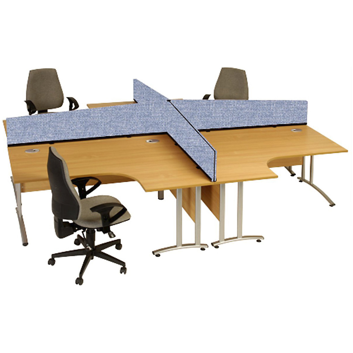 Desktop Partitions 300/390h x 1600w mm