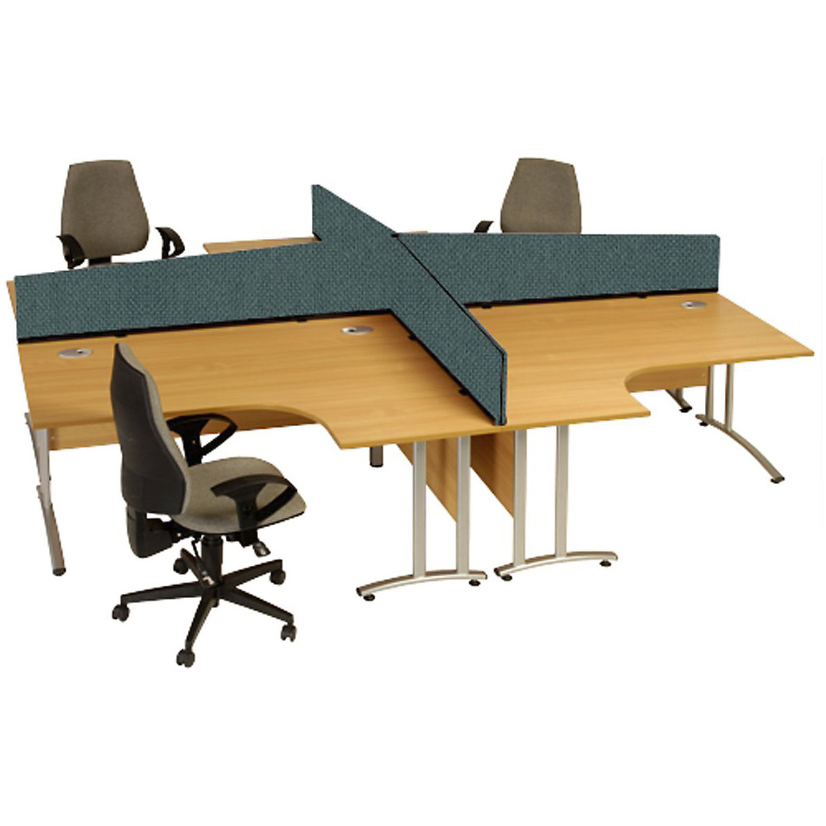 Desktop Partitions 300/390h x 1600w mm