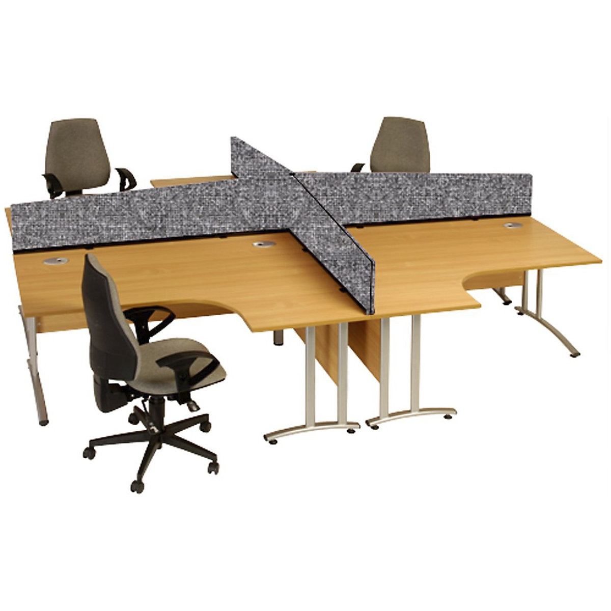 Desktop Partitions 300/390h x 1600w mm
