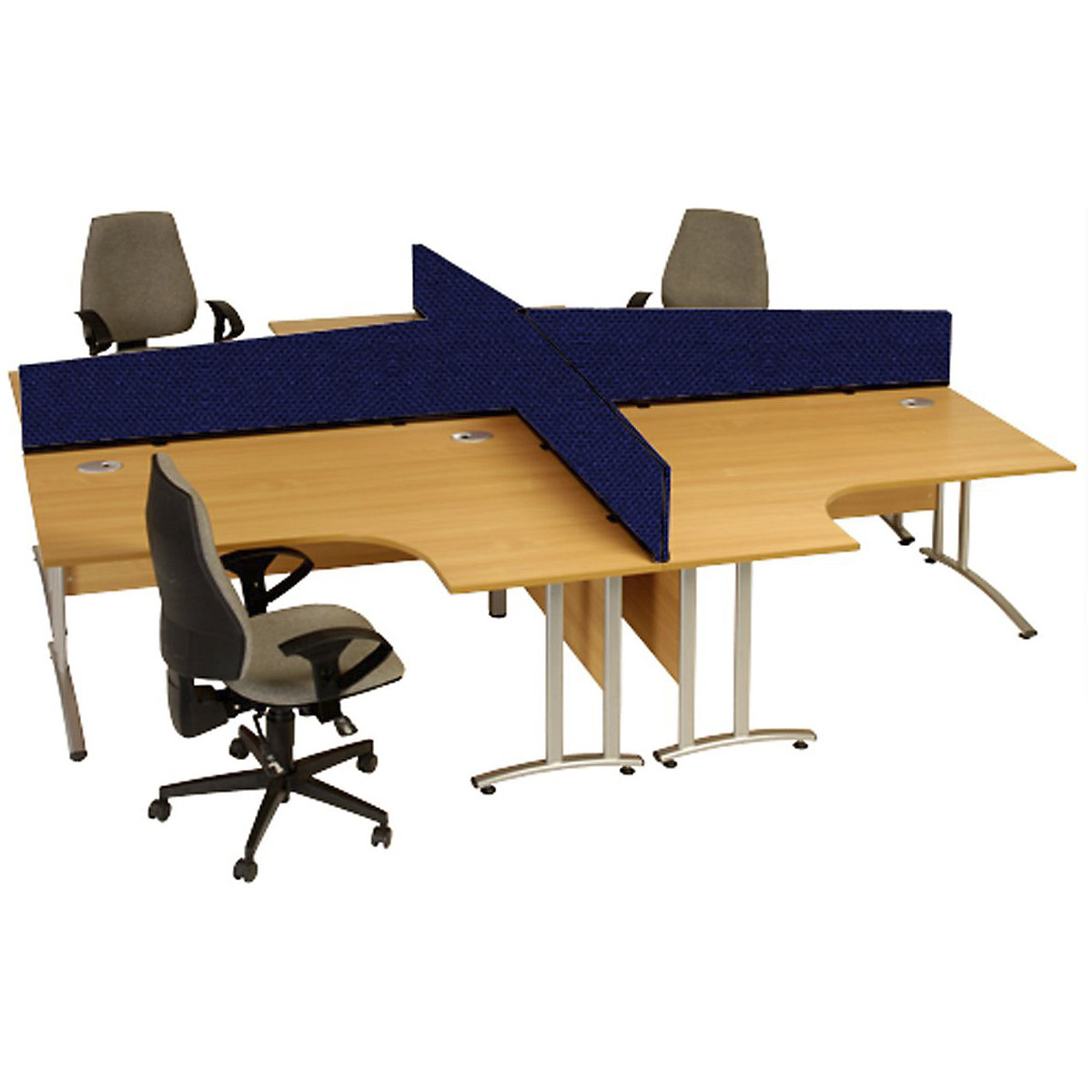 Desktop Partitions 300/390h x 1600w mm