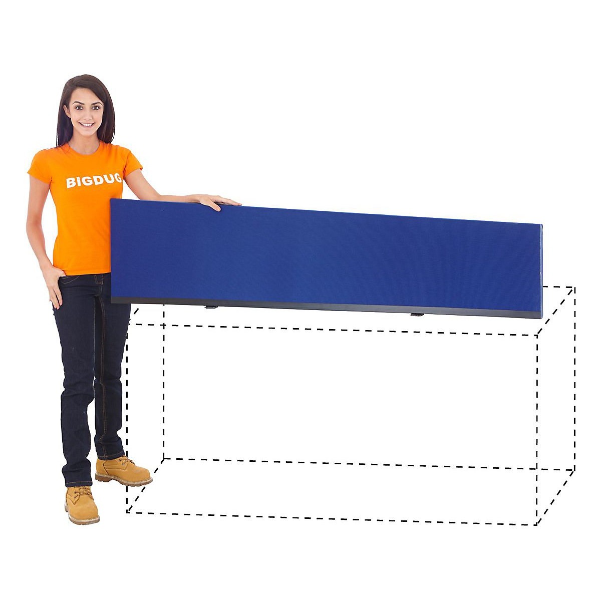 Desktop Partitions 300/390h x 1600w mm