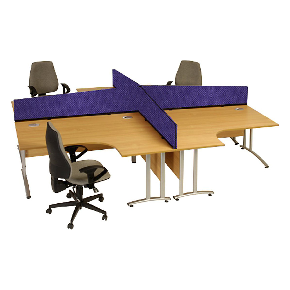 Desktop Partitions 300/390h x 1600w mm