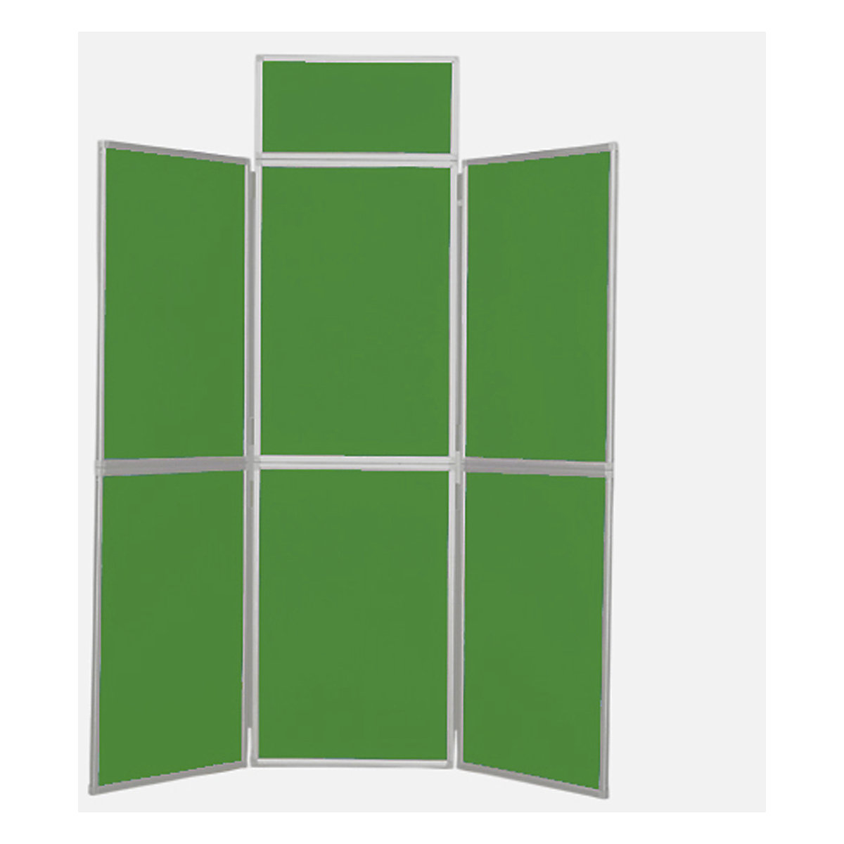 Folding Display Boards | 6 Panels | Aluminium Framed | 2100h x 1800w mm