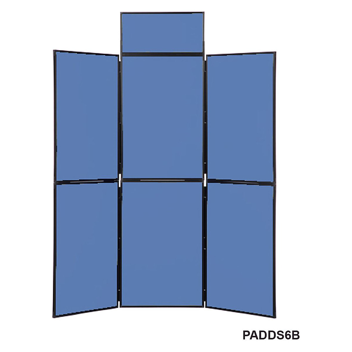 Folding Display Boards | 6 Panels | PVC | 2100h x 1800w mm (Product illustration 8)-7