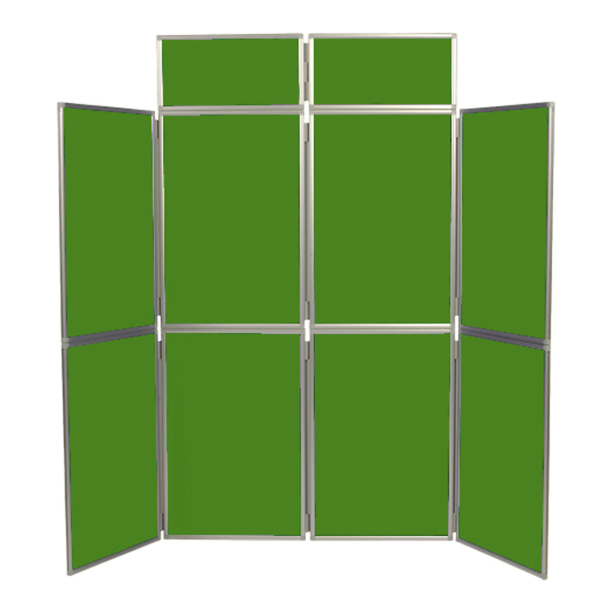 Folding Display Boards | 8 Panels | Aluminium Framed | 2100h x 2400w mm