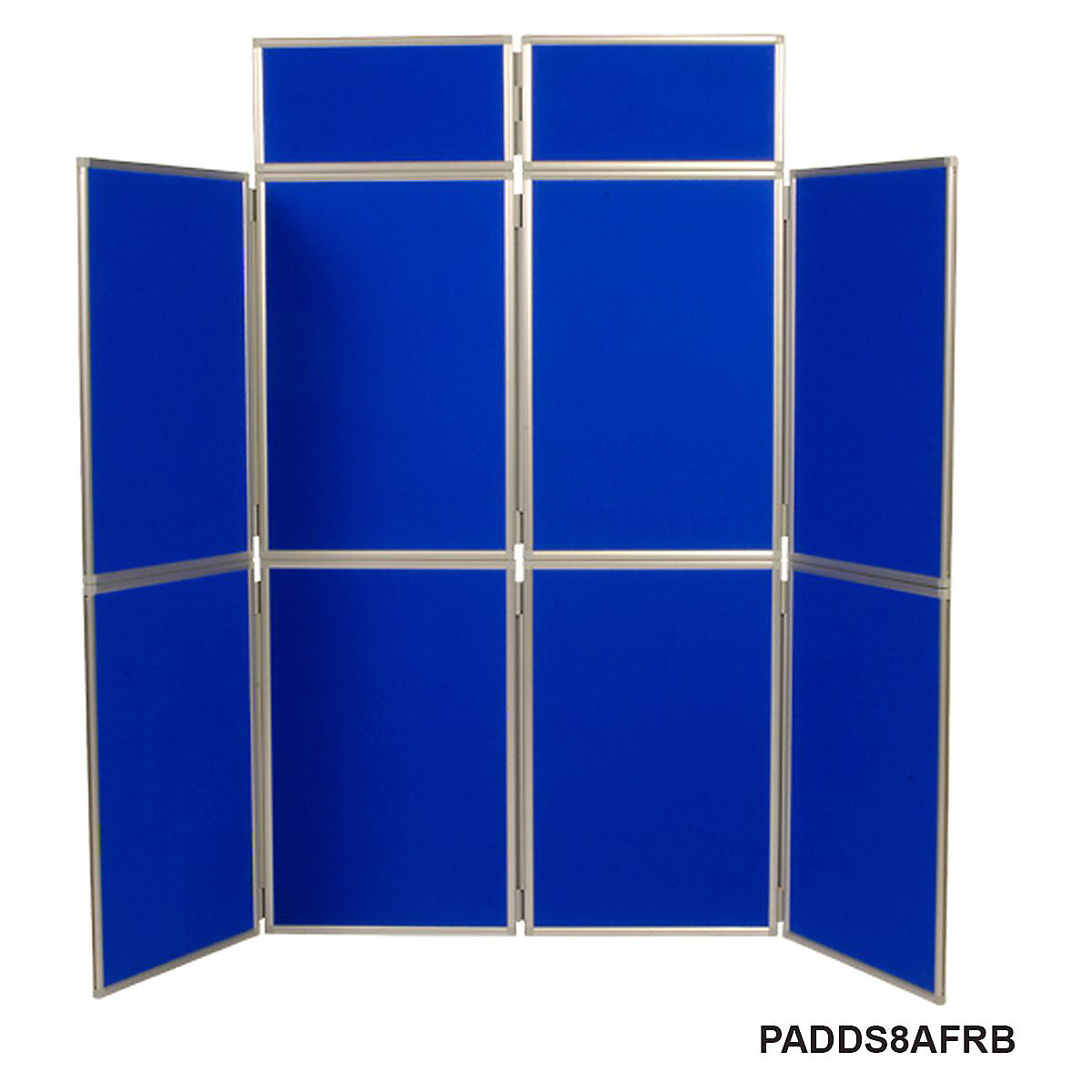 Folding Display Boards | 8 Panels | Aluminium Framed | 2100h x 2400w mm (Product illustration 3)-2