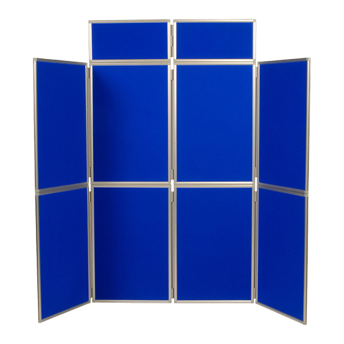 Folding Display Boards | 8 Panels | Aluminium Framed | 2100h x 2400w mm (Product illustration 2)-1