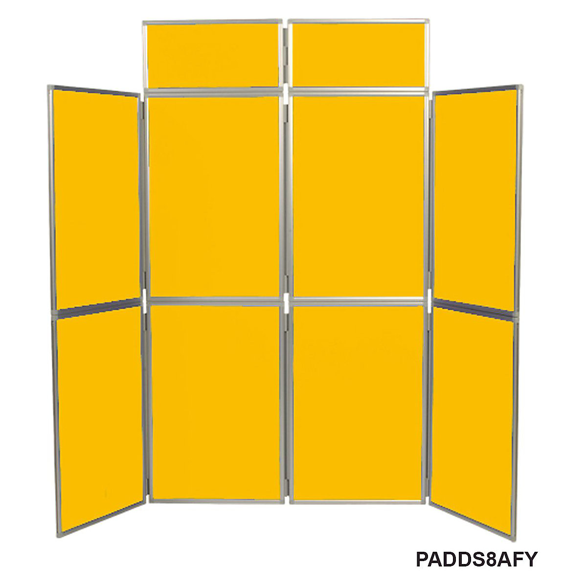 Folding Display Boards | 8 Panels | Aluminium Framed | 2100h x 2400w mm (Product illustration 10)-9
