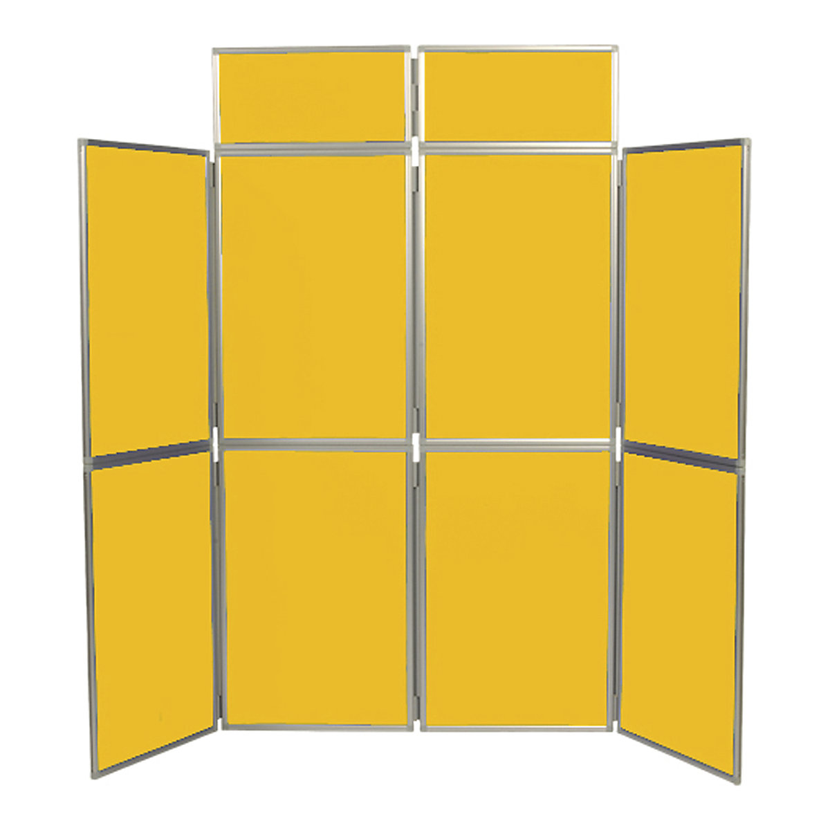 Folding Display Boards | 8 Panels | Aluminium Framed | 2100h x 2400w mm