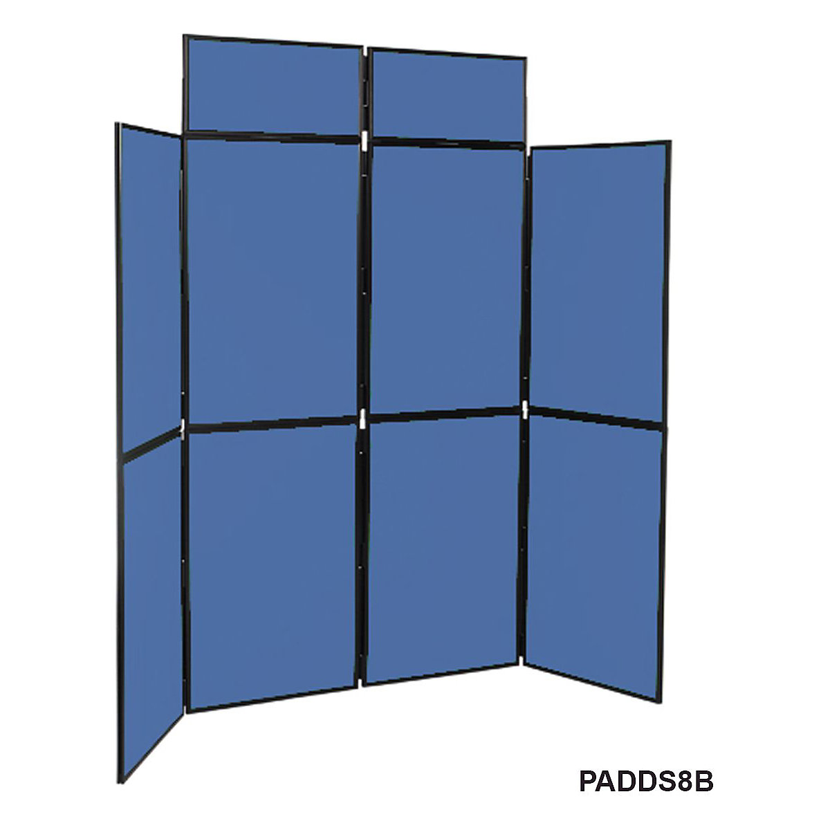 Folding Display Boards | 8 Panels | PVC | 2100h x 2400w mm (Product illustration 8)-7