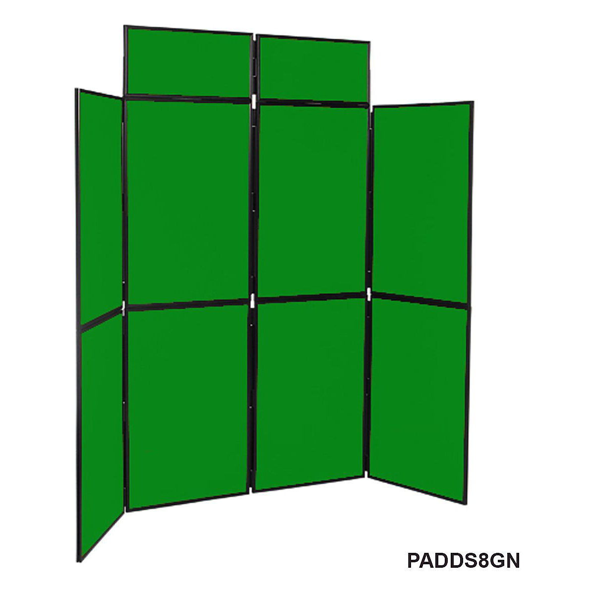 Folding Display Boards | 8 Panels | PVC | 2100h x 2400w mm (Product illustration 6)-5
