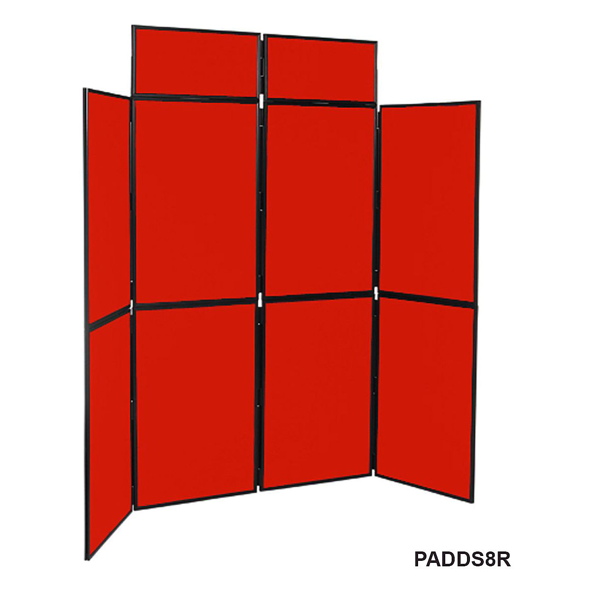 Folding Display Boards | 8 Panels | PVC | 2100h x 2400w mm (Product illustration 7)-6