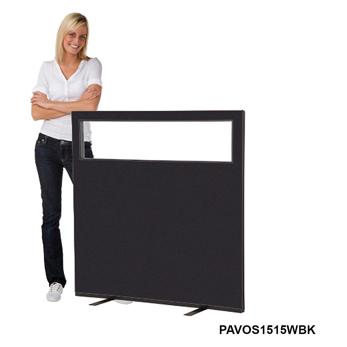 Vision Office Screens | 1500h x 1500w mm | Woolmix Fabric, Vision Office Screens | 1500h x 1500w mm | Woolmix Fabric, Vision Office Screen | 1500h x 1500w mm | Black | Woolmix Fabric-4