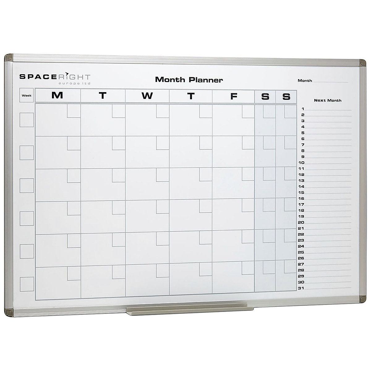 Magnetic Dry Wipe Monthly Planner