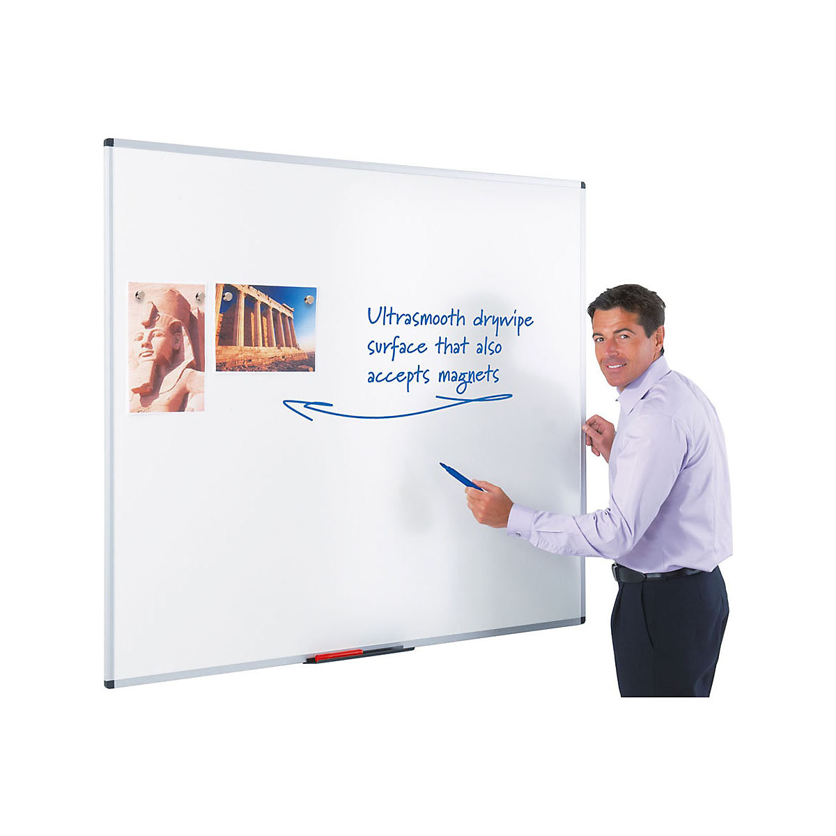 Write-On Ultra Smooth Magnetic Whiteboards
