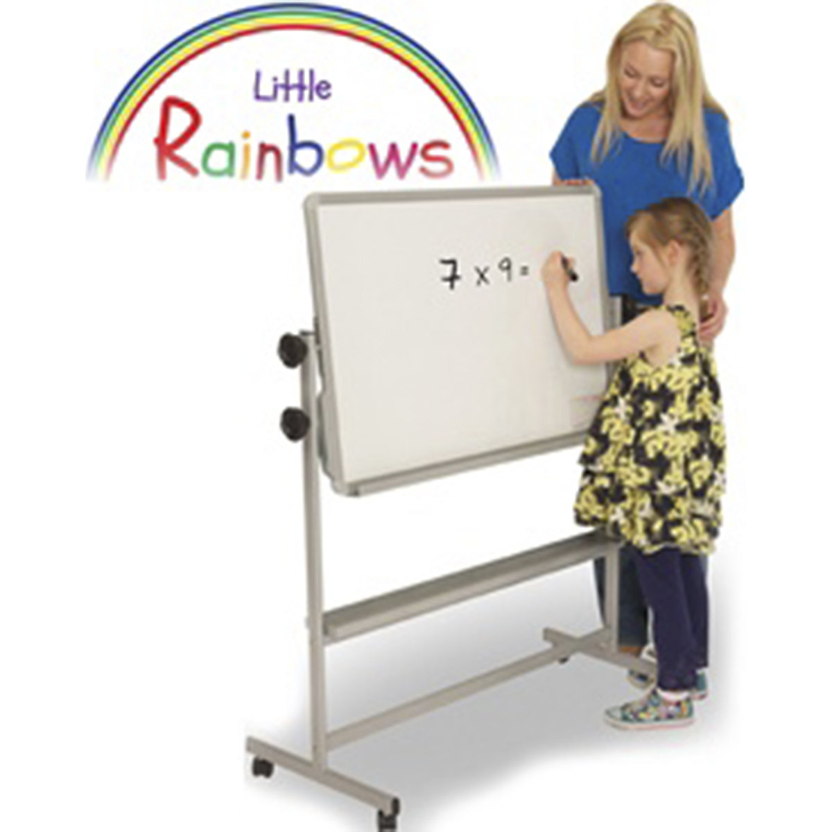 Little Rainbows Tilt 'N' Teach Mobile Whiteboard