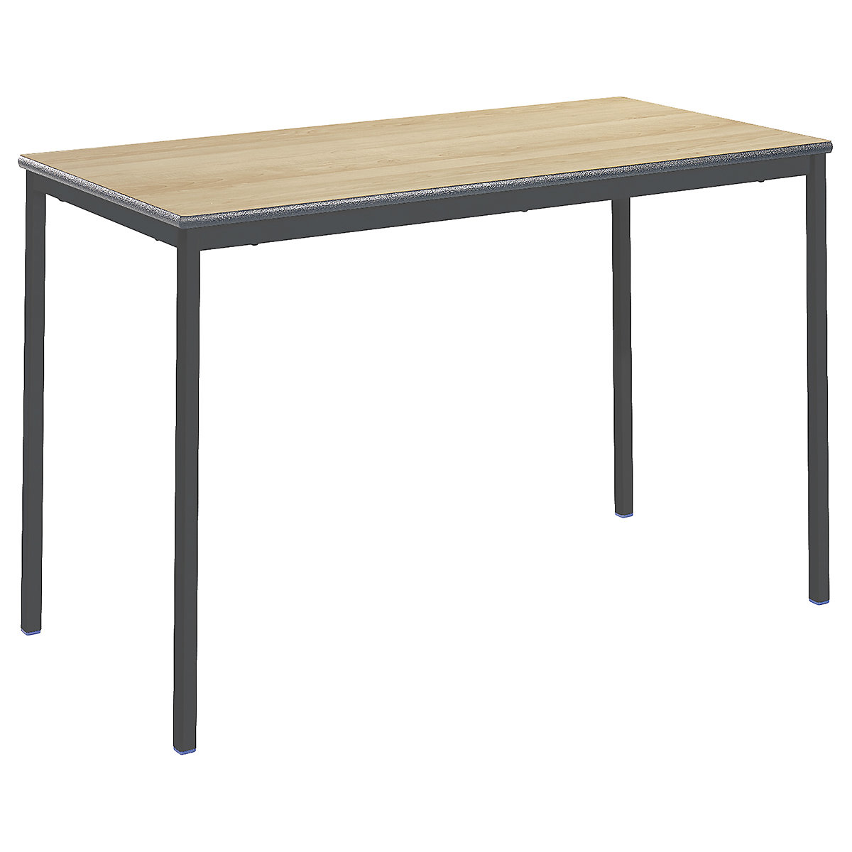 Fully Welded Rectangular Tables Classroom Table, Fully Welded Rectangular Tables Classroom Table, Fully Welded Rectangular Tables | Classroom Tables | 760H - 14 Years - Adult | 1200W | Charcoal PU Edge | Maple-15