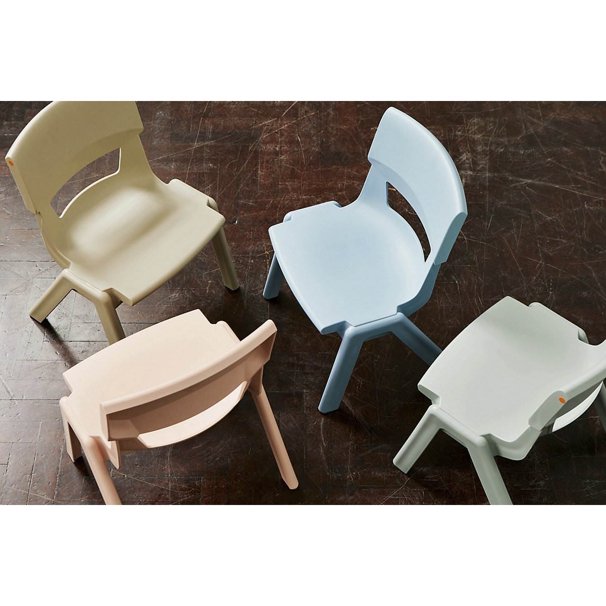 Postura Pastel Classroom Chairs
