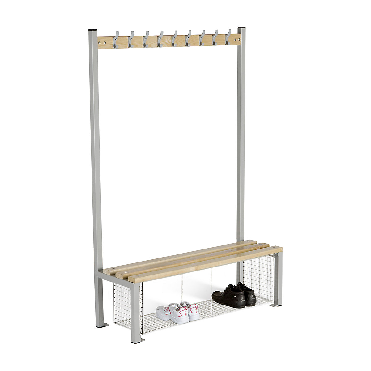 Elite Island Changing Room Benches with Shoe Trays