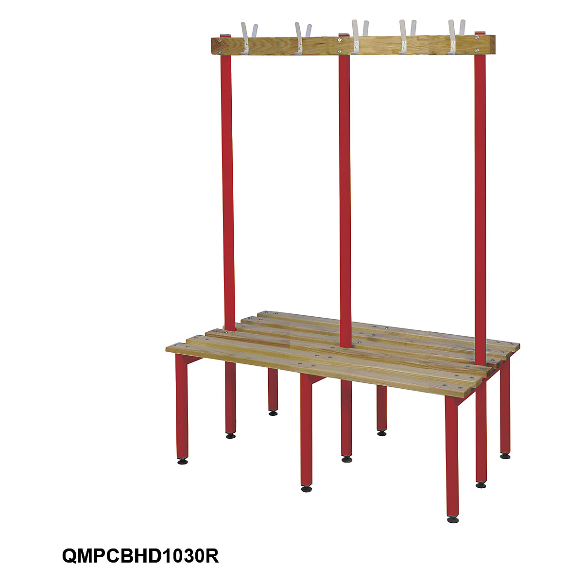 Mercian Changing Room Benches with Hooks (Product illustration 13)-12