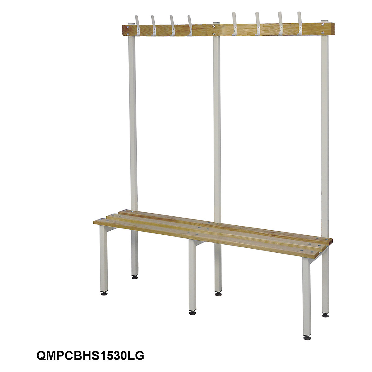 Mercian Changing Room Benches with Hooks (Product illustration 7)-6