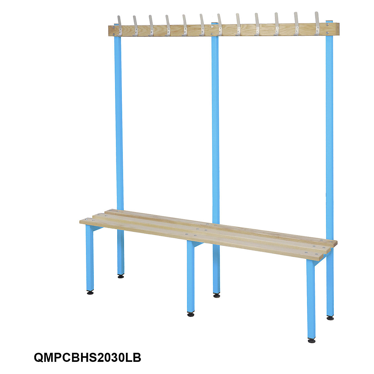 Mercian Changing Room Benches with Hooks (Product illustration 11)-10