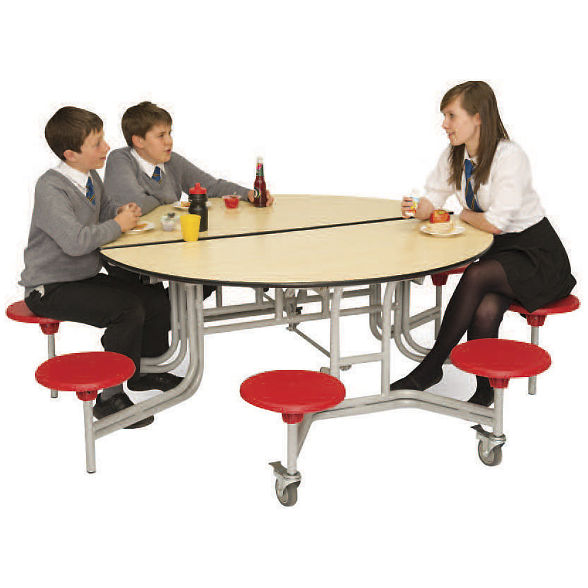 8 Seat Classic Circular Mobile Dining Unit