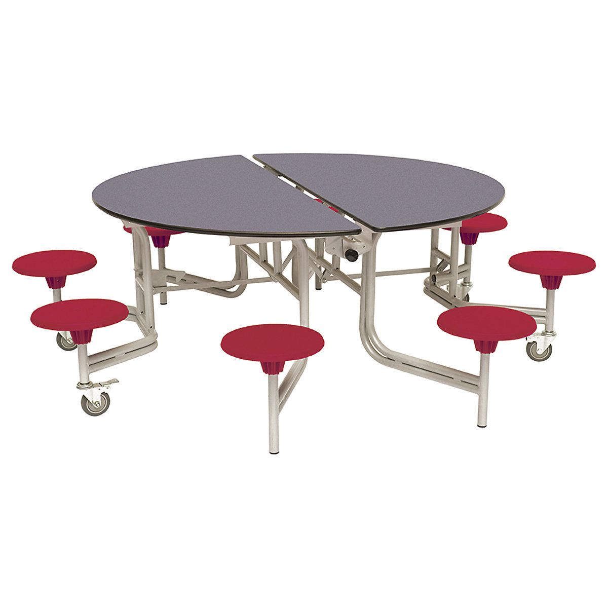 8 Seat Classic Circular Mobile Dining Unit