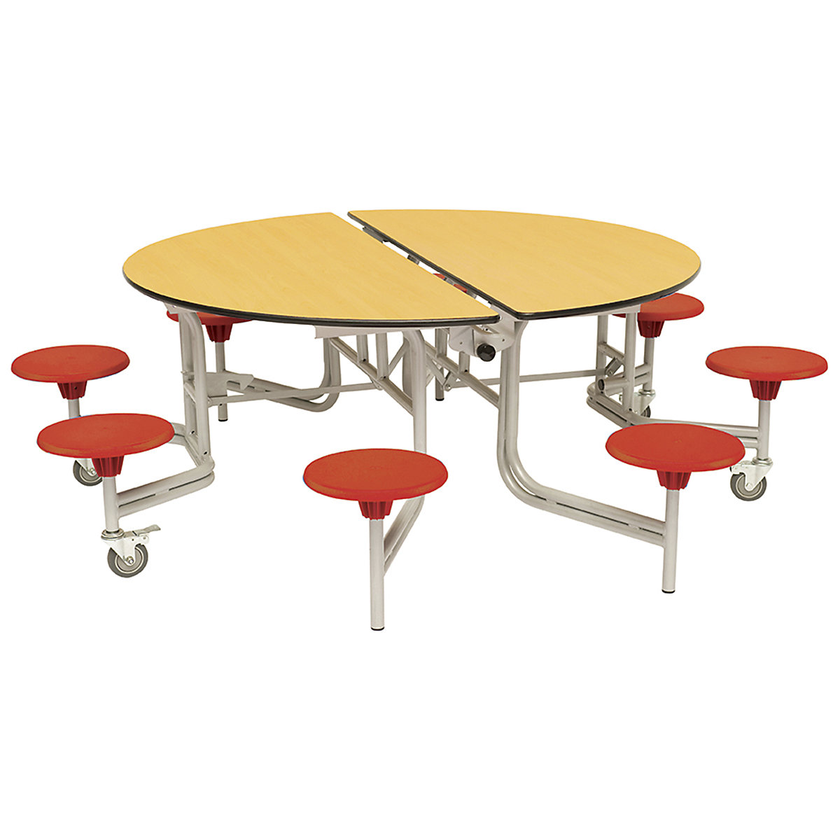 8 Seat Classic Circular Mobile Dining Unit