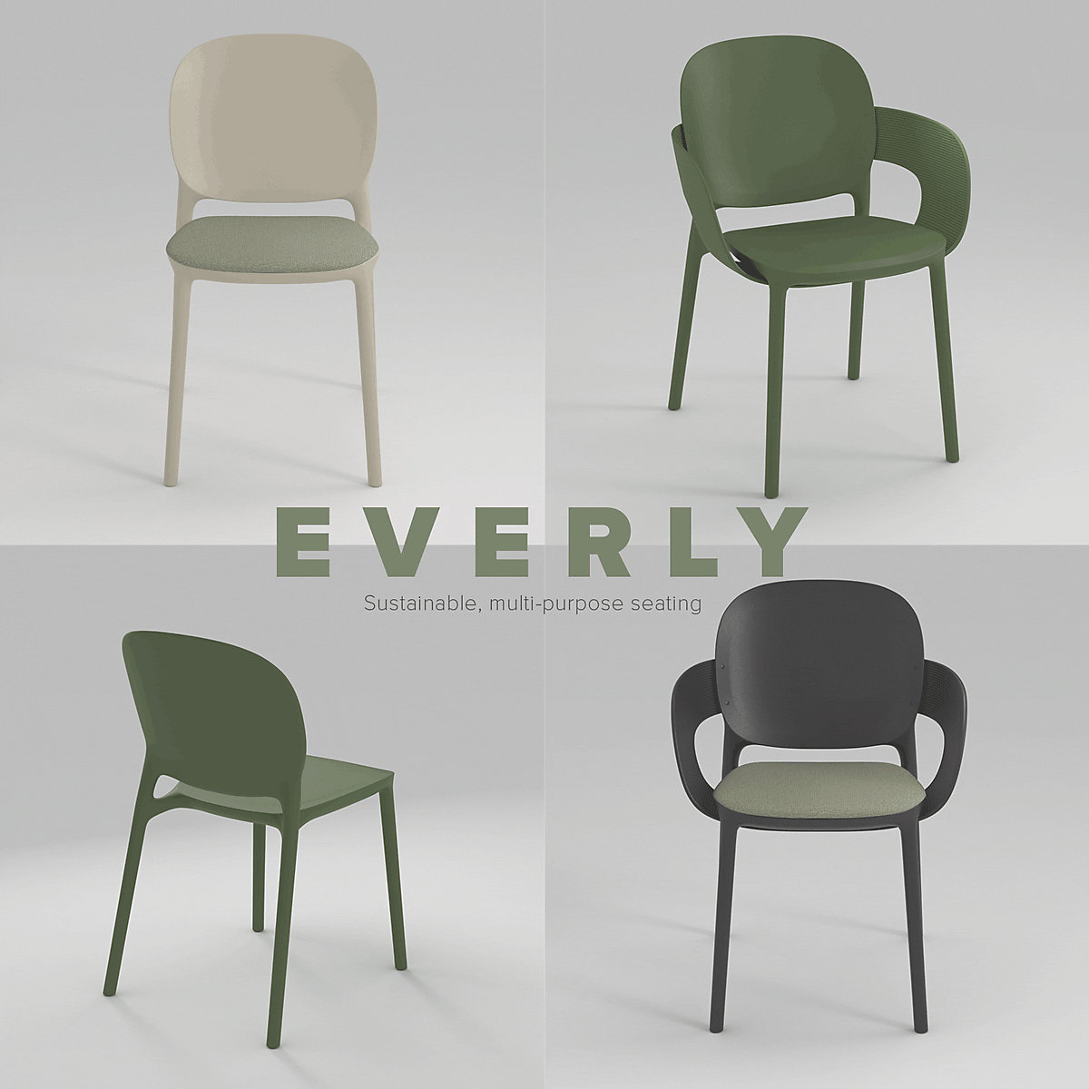 Dams Evergreen Eco Bistro Chair (Pack of 2) (Product illustration 14)-13