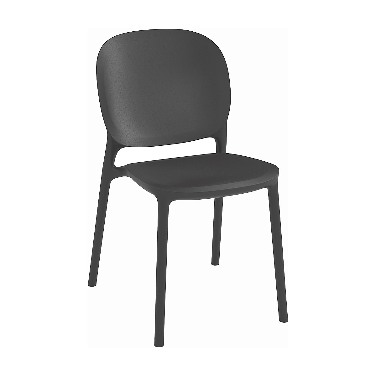 Dams Evergreen Eco Bistro Chair (Pack of 2), Dams Evergreen Eco Bistro Chair (Pack of 2), Dams Evergreen Eco Bistro Chair (Pack of 2) | Anthracite Grey | No Arms-1