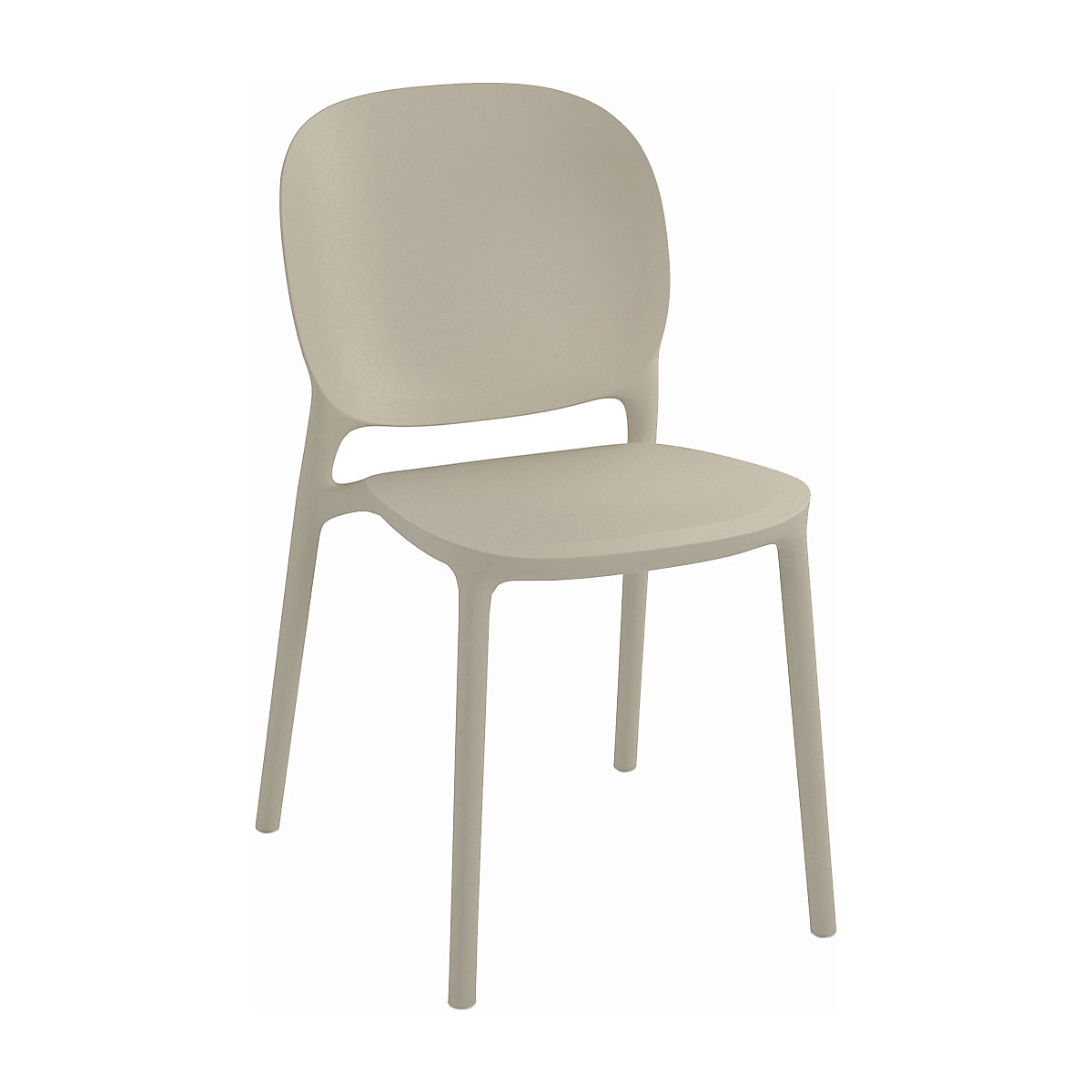 Dams Evergreen Eco Bistro Chair (Pack of 2), Dams Evergreen Eco Bistro Chair (Pack of 2), Dams Evergreen Eco Bistro Chair (Pack of 2) | Dove Grey | No Arms-3