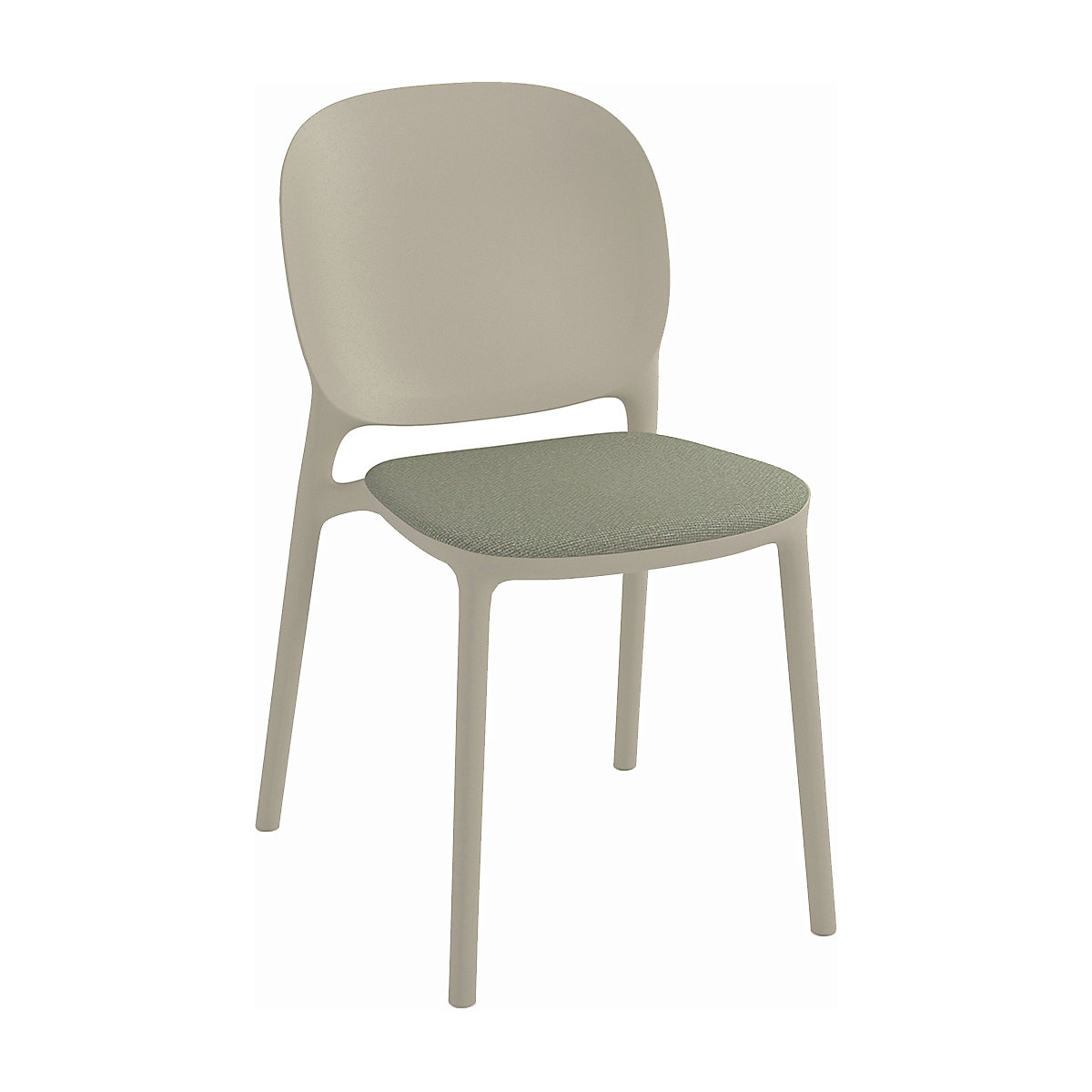 Dams Evergreen Eco Padded Bistro Chair (Pack of 2), Dams Evergreen Eco Padded Bistro Chair (Pack of 2), Evergreen Eco Padded Bistro Chair (pack of 2) | No Arms | Dove Grey | Signature-3