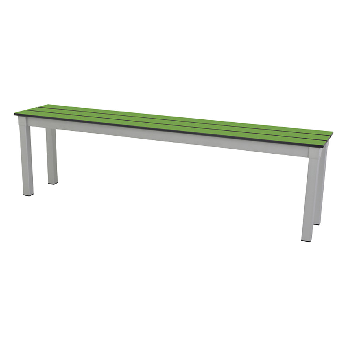 Gopak Outdoor Enviro Plus Rectangular Benches, Gopak Outdoor Enviro Plus Rectangular Benches, Gopak Outdoor Enviro Plus Rectangular Benches | 260h mm | 1000w x 300d | Slatted Seat | Pea Green-4