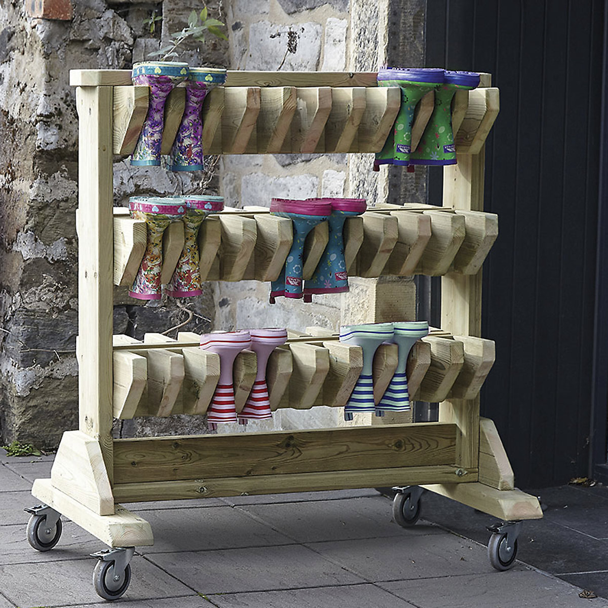 Millhouse Double-sided Welly Storage Outdoor Furniture & Play