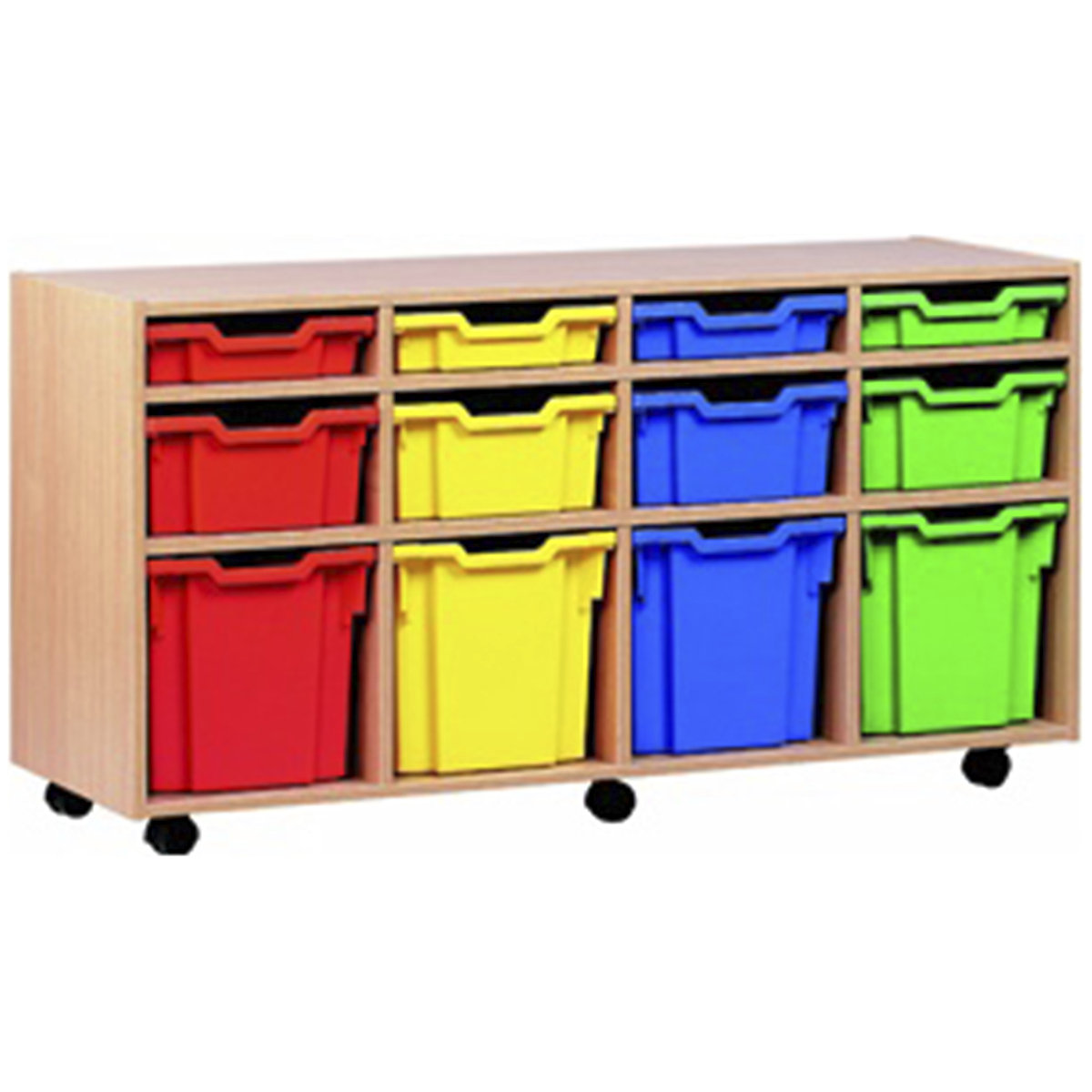 12 Tray Variety Mobile Storage