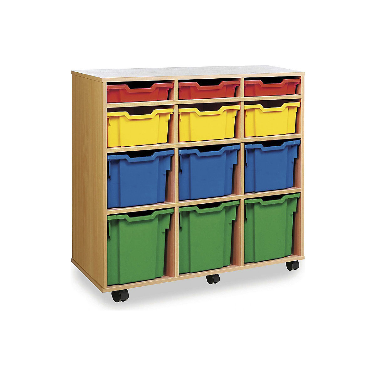 12 Tray Variety Mobile Storage (Product illustration 2)-1